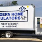 Box truck graphic for West Chester home insulators.